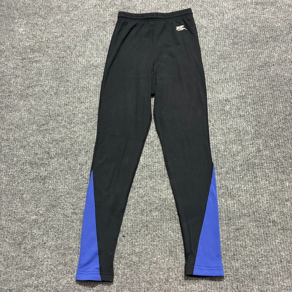 Road Runner Sports Womens Leggings W21" Black Blue Pull On Stretch Activewear‎